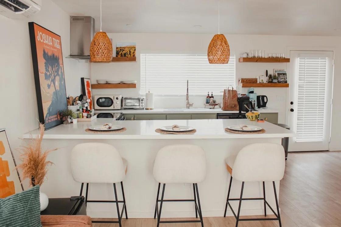 Serene Modern Home Backdoor With Great Wifi, Games, Movies, Patio Seating And Bbq Easy Access To North Joshua Tree National Park In 10 Minutes 트웬티나인팜스 외부 사진